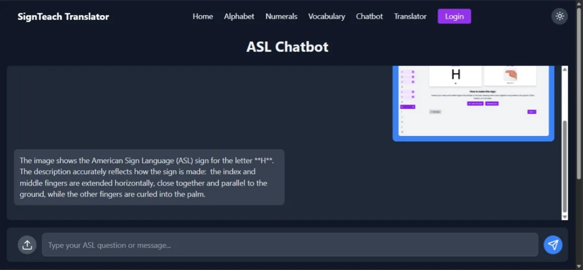 ASL chatbot