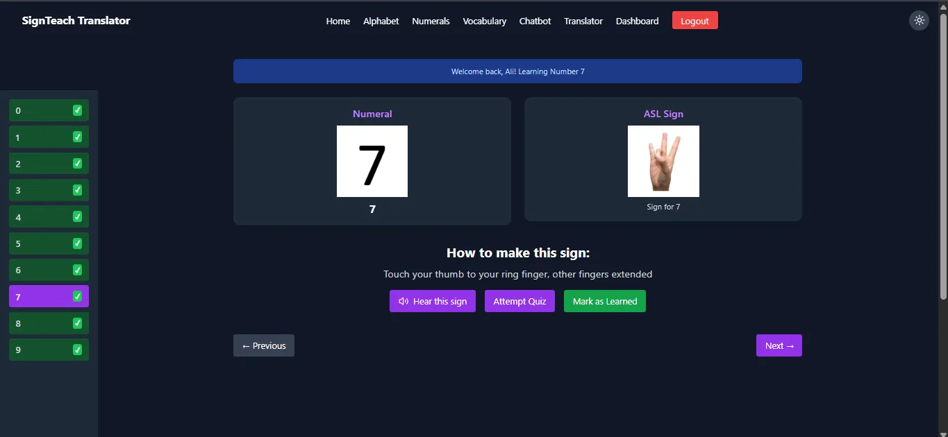 Numerals tutorial